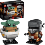 LEGO BrickHeadz Star Wars O Mandaloriano e A Criança, Kit de Construção (295 peças)